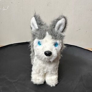 American Girl Pepper Puppy Dog Husky Pet Gray